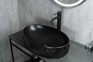 Раковина Gid Bm9030wx 53385 накладная черная матовая 60x40x15 Раковина Gid Bm9030wx 53385 накладная черная матовая 60x40x15