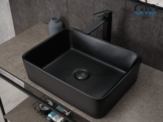 Раковина Gid Bm9103 53374 накладная черная матовая 48x37x13 Раковина Gid Bm9103 53374 накладная черная матовая 48x37x13