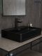 Раковина Gid Bm9256 53375 накладная черная матовая 60x42x14