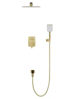 Душевой комплект Wonzon & Woghand Flex WW-88939072-BG брашированное золото