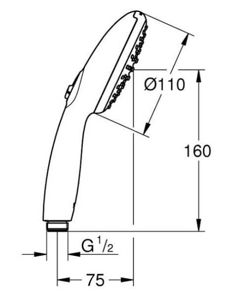 Душевой гарнитур Grohe Tempesta 26638003 хром