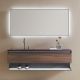 Комплект мебели для ванной Black&White Gravity V-2440 Unihopper drawers Ar.stone 2-hole mirror LED Anti-fog