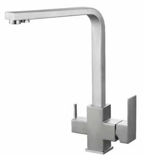 Смеситель для кухни Haiba HB76803-2 с подключением фильтра питьевой воды сталь Смеситель для кухни Haiba HB76803-2 с подключением фильтра питьевой воды сталь