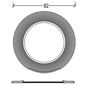 Зеркало Boheme с подсветкой Shine золото 528-G light