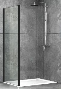 Душевая стенка ABBER Schwarzer Diamant 70см чёрный S70B