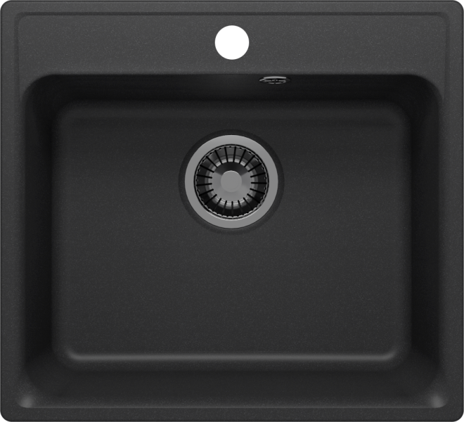 Мойка кухонная Polygran Quartz Bond-530 688230 уголь