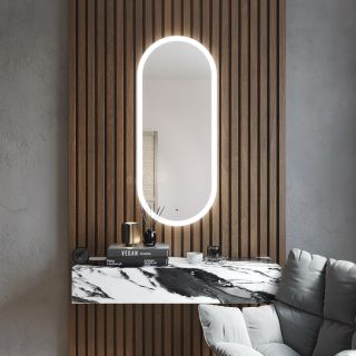 Зеркало BOND Oval 50х120, с подсветкой Зеркало BOND Oval 50х120, с подсветкой