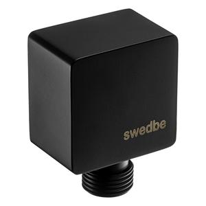 Шланговое подсоединение Swedbe Platta 5508B чёрный