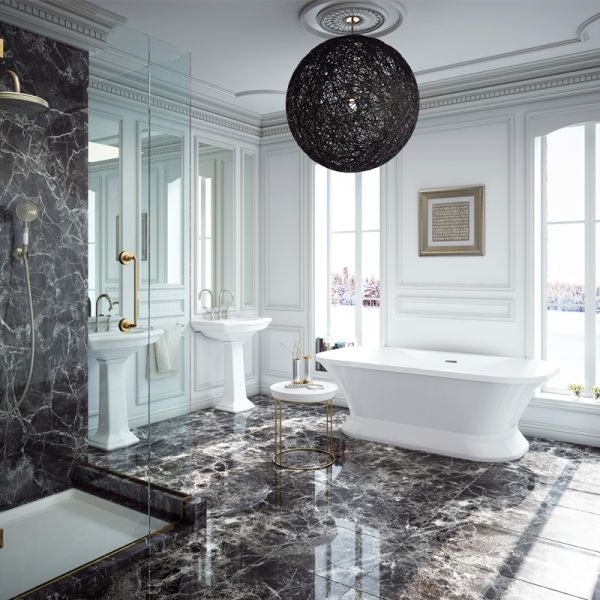 Акриловая ванна AZARIO BORDEAUX BOR18090 1800x900x600 Акриловая ванна AZARIO BORDEAUX BOR18090 1800x900x600