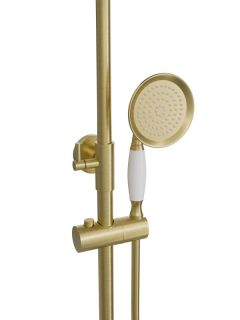 Душевая стойка BelBagno Богема BOHEME-VSCM-BORO брашированное золото