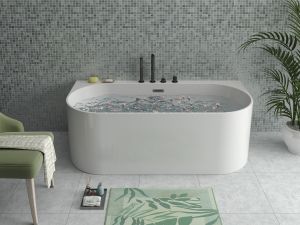 Акриловая ванна Azario BRADFORD BRA18080 пристенная 1800х800х580