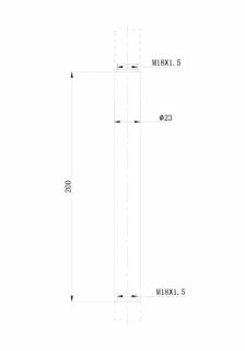 Bravat P75117CP-RUS Удлинитель для душевых систем OPAL Bravat P75117CP-RUS Удлинитель для душевых систем OPAL