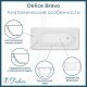 Ванна из литьевого мрамора Delice Bravo DLR330039RB-G 190x90 глянцевая с чёрными ручками