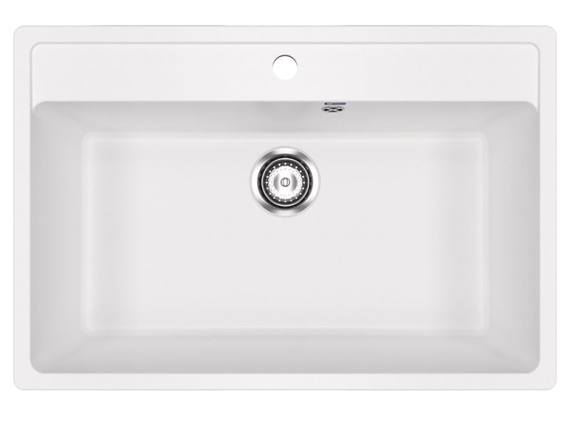 Кухонная мойка Ulgran Classic U-600-341 ультра-белый Кухонная мойка Ulgran Classic U-600-341 ультра-белый
