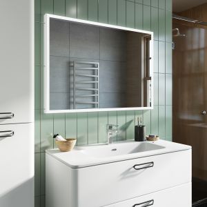 Зеркало IDDIS Brick с LED-подсветкой 100см BRI1000i98
