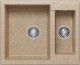 Мойка кухонная Polygran BRIG-620 песочный 407954