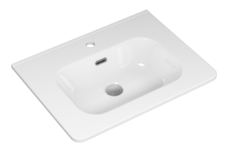 Раковина накладная Brevita Onda 60 B-OND060-01 белый