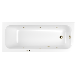 Гидромассажная ванна WHITECROSS Vibe 0105.180075.100.SOFT.BR 180x75 см Soft бронза