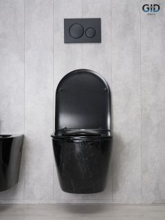 Унитаз подвесной Gid Bs2198 62227Y под камень глянцевый 49x36x35.5 Унитаз подвесной Gid Bs2198 62227Y под камень глянцевый 49x36x35.5