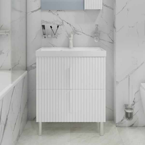 Напольная тумба под раковину Санта Юпитер 700363 70 см белый