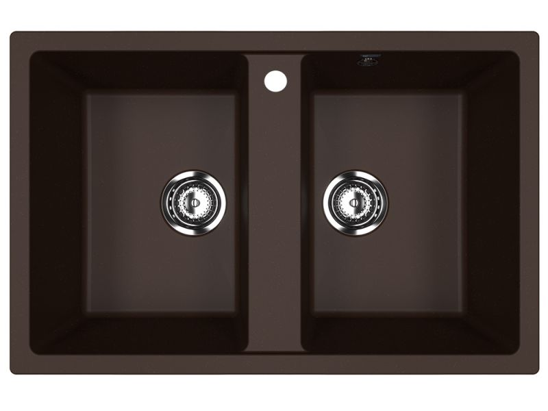 Кухонная мойка Ulgran Classic U-608-345 шоколад