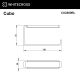 Держатель туалетной бумаги WHITECROSS Cubo CU2460BL чёрный матовый