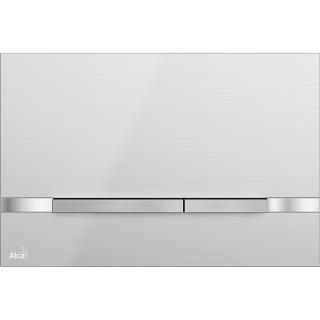 Кнопка смыва AlcaPlast FLAT для инсталляции хром матовый STRIPE-INOX Кнопка смыва AlcaPlast FLAT для инсталляции хром матовый STRIPE-INOX