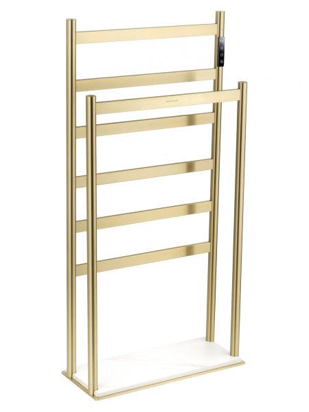 Напольный полотенцесушитель электрический Wonzon & Woghand Essen WW-A407-BG 47x95 см брашированное золото