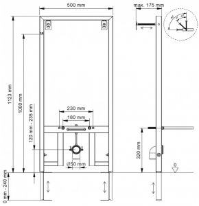 Инсталляция для биде Berges Novum 049212