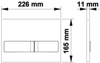 Кнопка смыва Berges Novum soft touch белый 040014 Кнопка смыва Berges Novum soft touch белый 040014