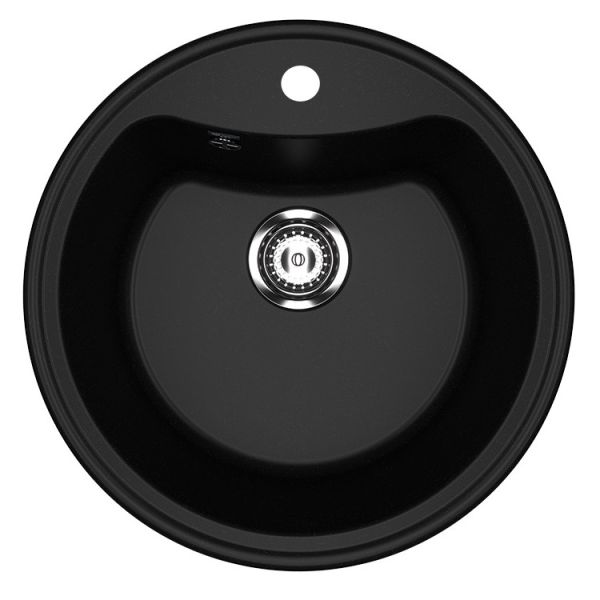 Кухонная мойка Ulgran Classic U-601-344 ультра-чёрный
