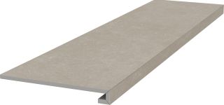 Ступень Kerama Marazzi KM6012G0201RGCF клееная фронтальная Касабланка HP серый светлый матовый обрезной 33x119.5x0,9