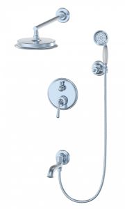 Душевой комплект Wonzon & Woghand Steam WW-88939008-CR хром