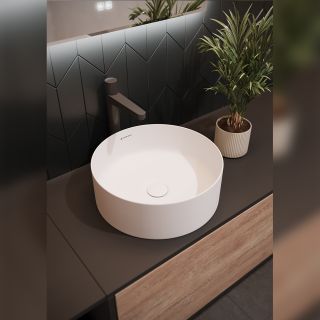 Раковина чаша Terminus Аврора 06RN41x41x14W 41 см белый