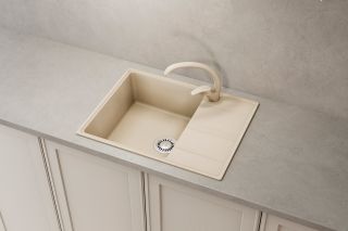 Кухонная мойка Ulgran Quartz Prima 650-03 десерт Кухонная мойка Ulgran Quartz Prima 650-03 десерт