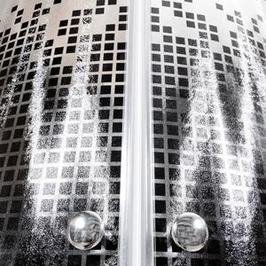 Душевая кабина Deto L 810 N с гидромассажем BLACK  100х100х200 см
