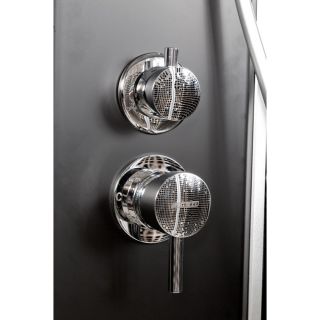 Душевая кабина Deto L 810 N с гидромассажем BLACK  100х100х200 см Душевая кабина Deto L 810 N с гидромассажем BLACK  100х100х200 см