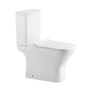 Унитаз-компакт Orange C02-050W безободковый с сиденьем-микролифт белый