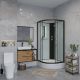 Душевая кабина Niagara NG-6703-14BK 80x80см чёрный/прозрачное