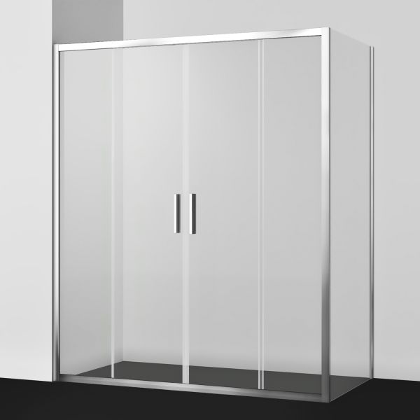 Душевой уголок Wasserkraft Lippe 45S 45S54 170х90 см хром