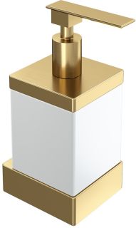 Дозатор Boheme Qubic 10727-MG золото матовое
