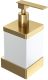 Дозатор Boheme Qubic 10727-MG золото матовое