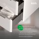 Тумба с раковиной IDDIS Клауд Икс (Cloud X) CLX10W0i95K 100 см белый