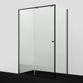 Душевой уголок WasserKRAFT Dill 61S32 130x80 см профиль чёрный матовый стекло прозрачное