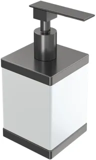 Дозатор Boheme Qubic 10969-GM графит матовый