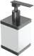Дозатор Boheme Qubic 10969-GM графит матовый