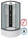 Душевая кабина Niagara NG-6707-14BKTG с гидромассажем 80x80см чёрный/прозрачное