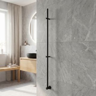 Полотенцесушитель электрический WasserKRAFT Muritz 98TH202-1MB 6x170 см чёрный матовый