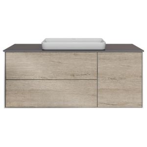 Kerama Marazzi Тумба PLAZA Modern PLB.M.120.3\OAK.O, подвесная 120 см, 3 выдвижных ящика, цв.дуб Орегон