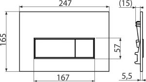 Инсталляция для унитаза Alcaplast AM101/1120-4:1 RU M578-0001